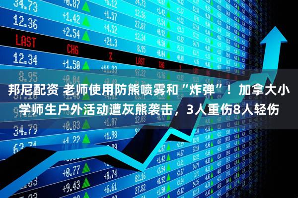 邦尼配资 老师使用防熊喷雾和“炸弹”！加拿大小学师生户外活动遭灰熊袭击，3人重伤8人轻伤